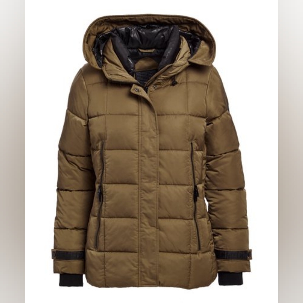 NWT Steve Madden | Olive Puffer Coat, Size XL (Plus)
